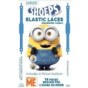 SHOEPS ELASTYCZNE SILIKONOWE SZNURÓWKI MINIONKI NIEBIESKIE 14 SZTUK