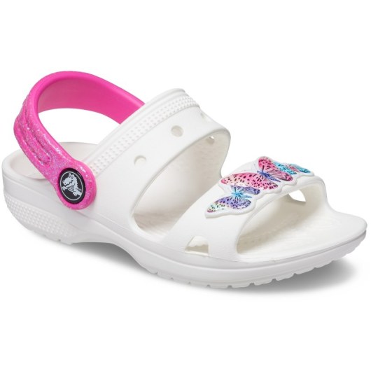 SANDAŁY CROCS CLASSIC EMBELLISHED 207803 WHITE