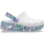 CROCS KIDS CLASSIC CUTIE BUTTERFLY CLOG 208298 WHITE/MULTI