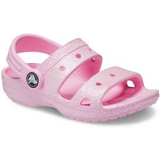 SANDALY CROCS CLASSIC GLITTER 207983 FLAMINGO