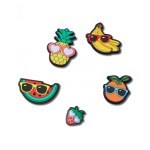 CROCS JIBBITZ CHARMS PRZYPINKI 10011409 CUTE FRUIT WITH SUNNIES 5-PACK