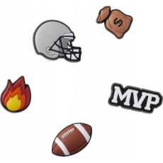 CROCS JIBBITZ™ CHARMS PRZYPINKI 10009749 FOOTBALL STAR 5-PACK