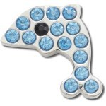 CROCS JIBBITZ CHARMS PRZYPINKA 10011087 CRYSTAL DOLPHIN