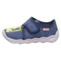PANTOFLE TEKSTYLNE KAPCIE SUPERFIT BUBBLE BLAU 1-006274-8010