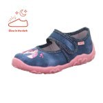 PANTOFLE TEKSTYLNE KAPCIE SUPERFIT BONNY BLAU 1-800282-8050