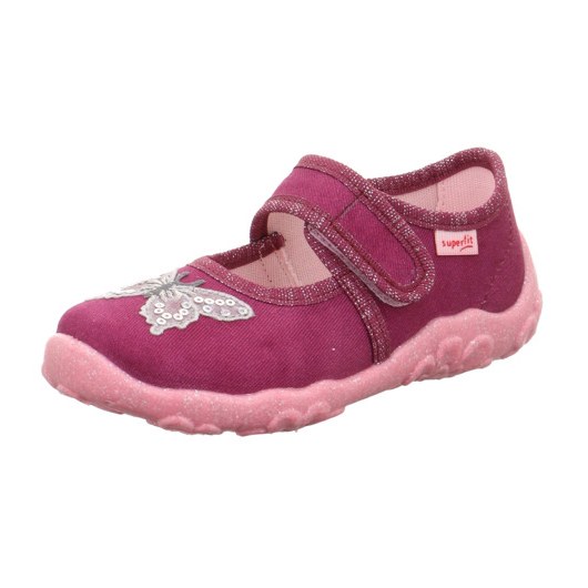 PANTOFLE TEKSTYLNE KAPCIE SUPERFIT BONNY ROT 1-000280-5010