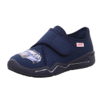 PANTOFLE TEKSTYLNE KAPCIE SUPERFIT BENNY BLAU/WEISS 0-800298-8000