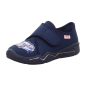 PANTOFLE TEKSTYLNE KAPCIE SUPERFIT BENNY BLAU/WEISS 0-800298-8000