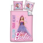 POŚCIEL NIEMOWLĘCA BAWEŁNIANA 100 X 135 CM BARBIE (067)