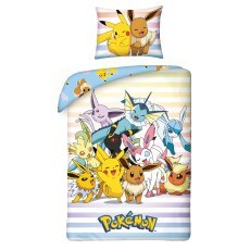 SINGLE DUVET SET 160 X 200 CM POKEMON PIKACHU POK-322BL