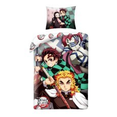 POSCIEL BAWELNIANA 140 X 200 CM DEMON SLAYER DS-4060BL