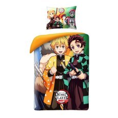 POSCIEL BAWELNIANA 140 X 200 CM DEMON SLAYER DS-4061BL
