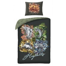 POSCIEL BAWELNIANA 140 X 200 CM HARRY POTTER HP-8093BL