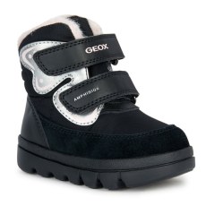 SNIEGOWCE GEOX WILLABOOM BLACK/LT PINK AMPHIBIOX