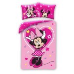 SINGLE DUVET SET 140 X 200 CM DISNEY MINNIE MOUSE MN-1924BL