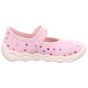 PANTOFLE TEKSTYLNE KAPCIE SUPERFIT BUBBLE ROSA 1-006271-5530