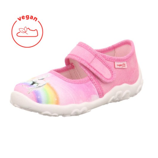 PANTOFLE TEKSTYLNE KAPCIE SUPERFIT BONNY ROSA 1-000281-5530