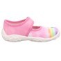 PANTOFLE TEKSTYLNE KAPCIE SUPERFIT BONNY ROSA 1-000281-5530