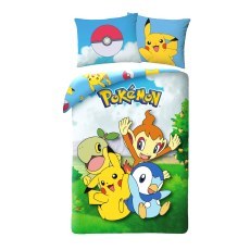 POSCIEL BAWELNIANA 140 X 200 CM POKEMON PIKACHU POK-679BL