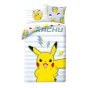 SINGLE DUVET SET 140 X 200 CM POKEMON PIKACHU POK-643BL