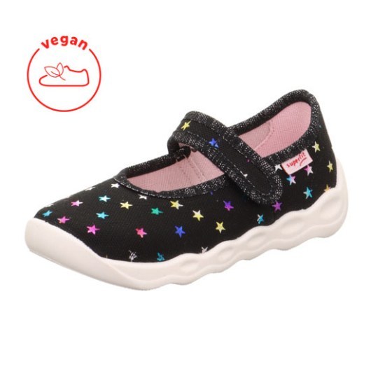 TEXTILE SLIPPERS SUPERFIT BUBBLE SCHWARZ 1-006271-0030