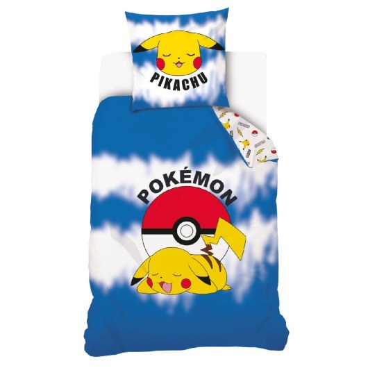 POŚCIEL BAWEŁNIANA 160 X 200 CM POKEMON PIKACHU POK2230613