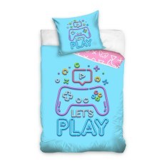 SINGLE DUVET SET 140 X 200 CM GAMER PAD NL221169-PP