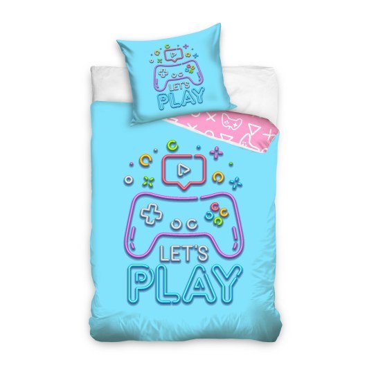 SINGLE DUVET SET 160 X 200 CM GAMER PAD NL221169