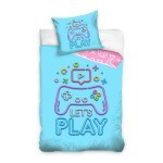 POŚCIEL BAWEŁNIANA 160 X 200 CM GAMER PAD NL221169