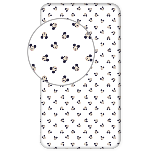 FITTED SHEET 90 X 120 CM DISNEY MICKEY MOUSE (931)