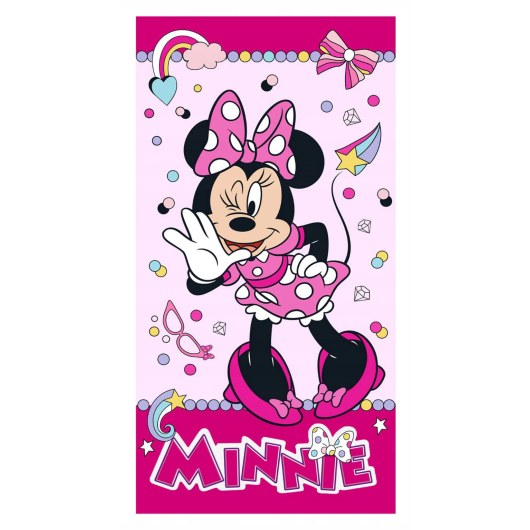 RĘCZNIK KĄPIELOWY PLAŻOWY 70 X 140 CM MINNIE MOUSE (724)