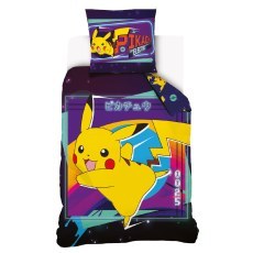 SINGLE DUVET SET 140 X 200 CM POKEMON PIKACHU POK1230619-PP