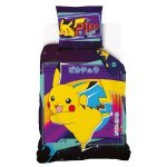 SINGLE DUVET SET 140 X 200 CM POKEMON PIKACHU POK1230619-PP