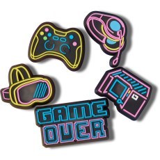 CROCS JIBBITZ™ CHARMS PRZYPINKI 10012094 LIGHTS UP NEON GAMER 5-PACK