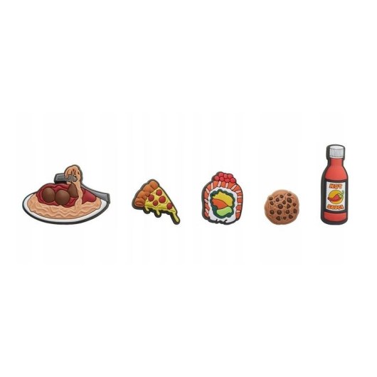 CROCS JIBBITZ™ CHARMS PRZYPINKI 10008661 FOOD PLEASE 5-PACK