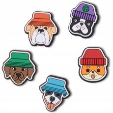 CROCS JIBBITZ™ CHARMS PRZYPINKI 10012184 DOGS IN HATS 5-PACK