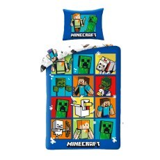 POSCIEL BAWELNIANA 140 X 200 CM MINECRAFT MNC-566BL