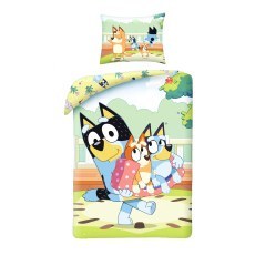 POSCIEL BAWELNIANA 140 X 200 CM BLUEY BY-0013BL