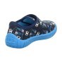 PANTOFLE TEKSTYLNE KAPCIE SUPERFIT BILL TURKIS/MEHRFARBIG 1-000279-8080