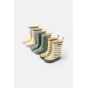 KALOSZE BAREFOOT BUNDGAARD CHARLY HIGH PEONY STRIPE