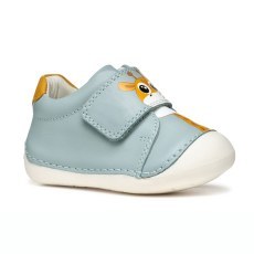 SHOES GEOX TUTIM BABY SAGE/OCHREYELLOW