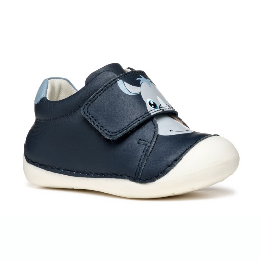 PÓŁBUTY DZIECIĘCE GEOX TUTIM NAVY/LIGHT SKY