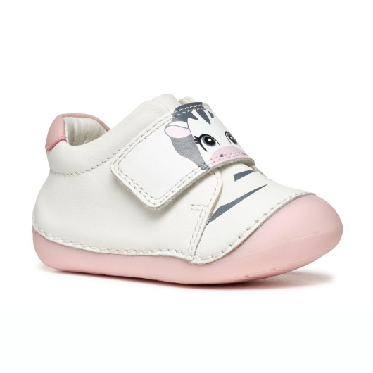 SHOES GEOX TUTIM BABY WHITE/ROSE