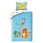 POŚCIEL MIKROFIBRA 140 X 200 CM POKEMON PIKACHU POK-323BL