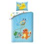 SINGLE DUVET SET MICROFIBER 140 X 200 CM POKEMON PIKACHU POK-323BL