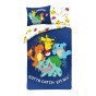 SINGLE DUVET SET MICROFIBER 140 X 200 CM POKEMON PIKACHU POK-1020BL