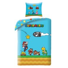 POSCIEL MIKROFIBRA 140 X 200 CM NINTENDO SUPER MARIO BROS NO-532BL