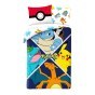 POŚCIEL MIKROFIBRA 140 X 200 CM POKEMON PIKACHU POK-611BL