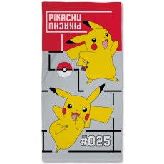 BATH TOWEL 70 X 140 CM POKEMON PIKACHU POK-411T