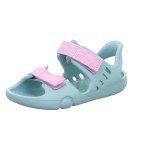 SANDALS BAREFOOT SUPERFIT SPLASH-S HELLGRUN/LILA 1-000991-7510